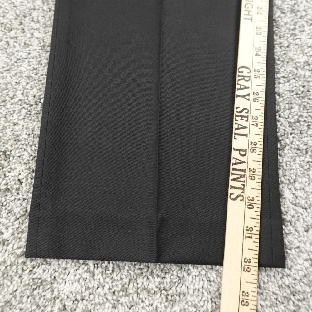NEW Ralph Lauren Pants Mens 38X32 Black Chino Trouser Dress‎ Slacks Flat Front